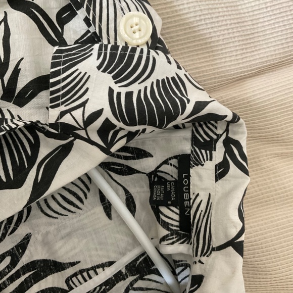 Louben linen coat or jacket. Size 8 - Picture 3 of 8